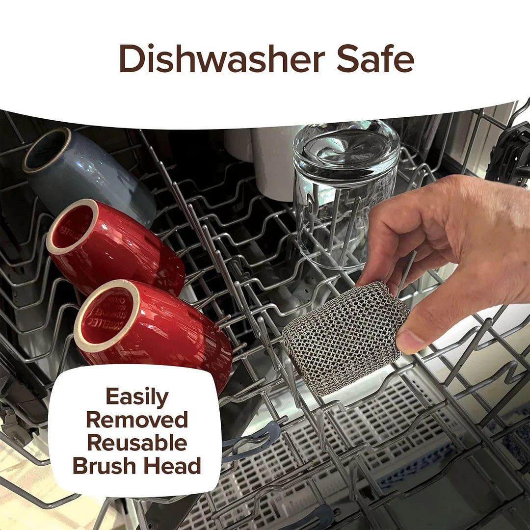 Easy Grill Brush Cleaner, LED Light & Fast Rotation