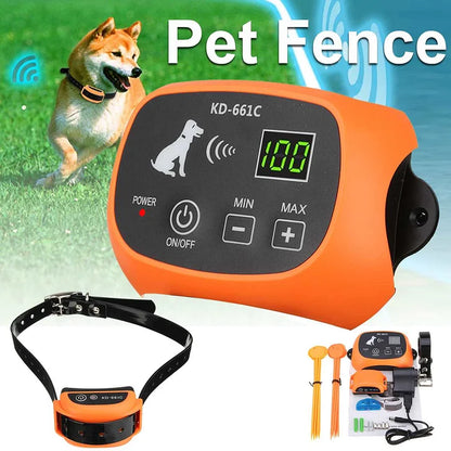 Easy Pet Containment System With Remote Collar