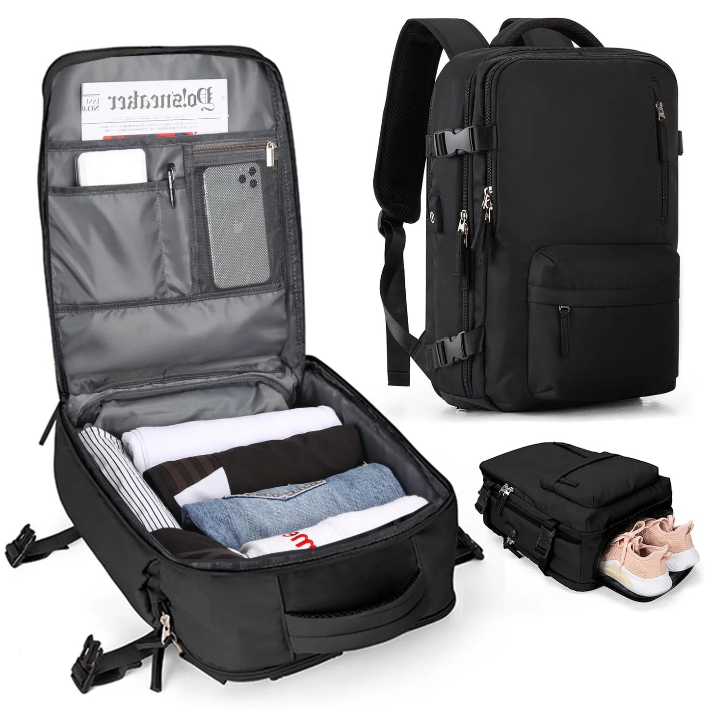 Waterproof Women's Hiking Laptop Backpack 35L