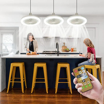 Ceiling Fan with Light - CoolLight-Nora Luxe