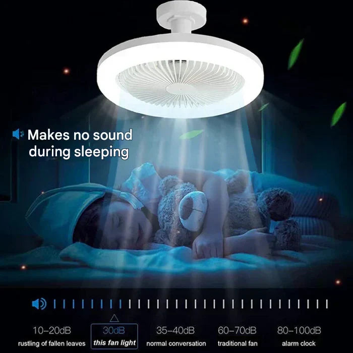 Ceiling Fan with Light - CoolLight-Nora Luxe