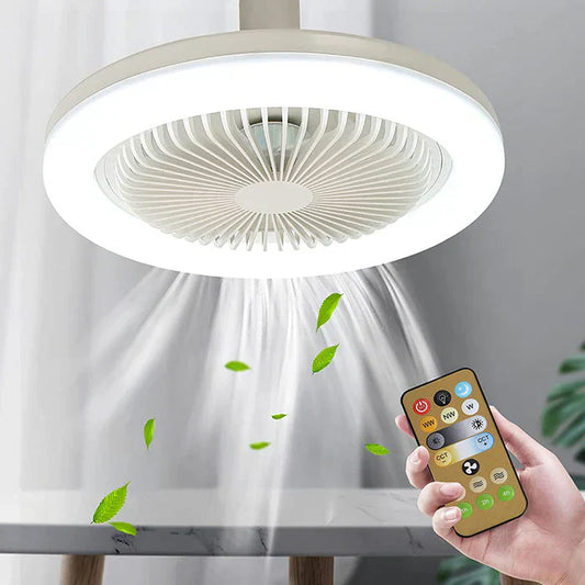 Bright Ceiling Fan with LED Light - Pexav