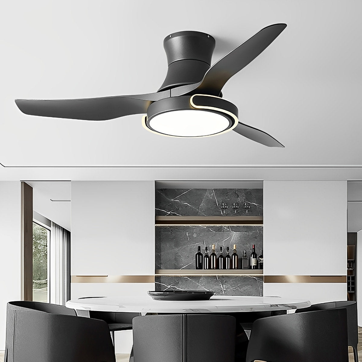Stylish Remote Control Ceiling Fan with Light