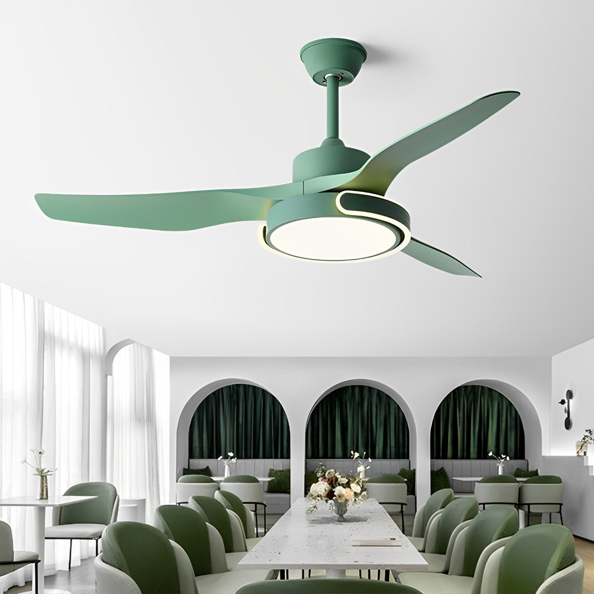 Stylish Remote Control Ceiling Fan with Light