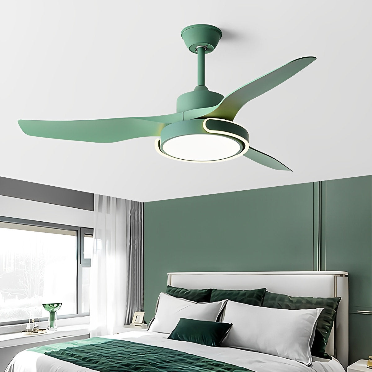 Stylish Remote Control Ceiling Fan with Light