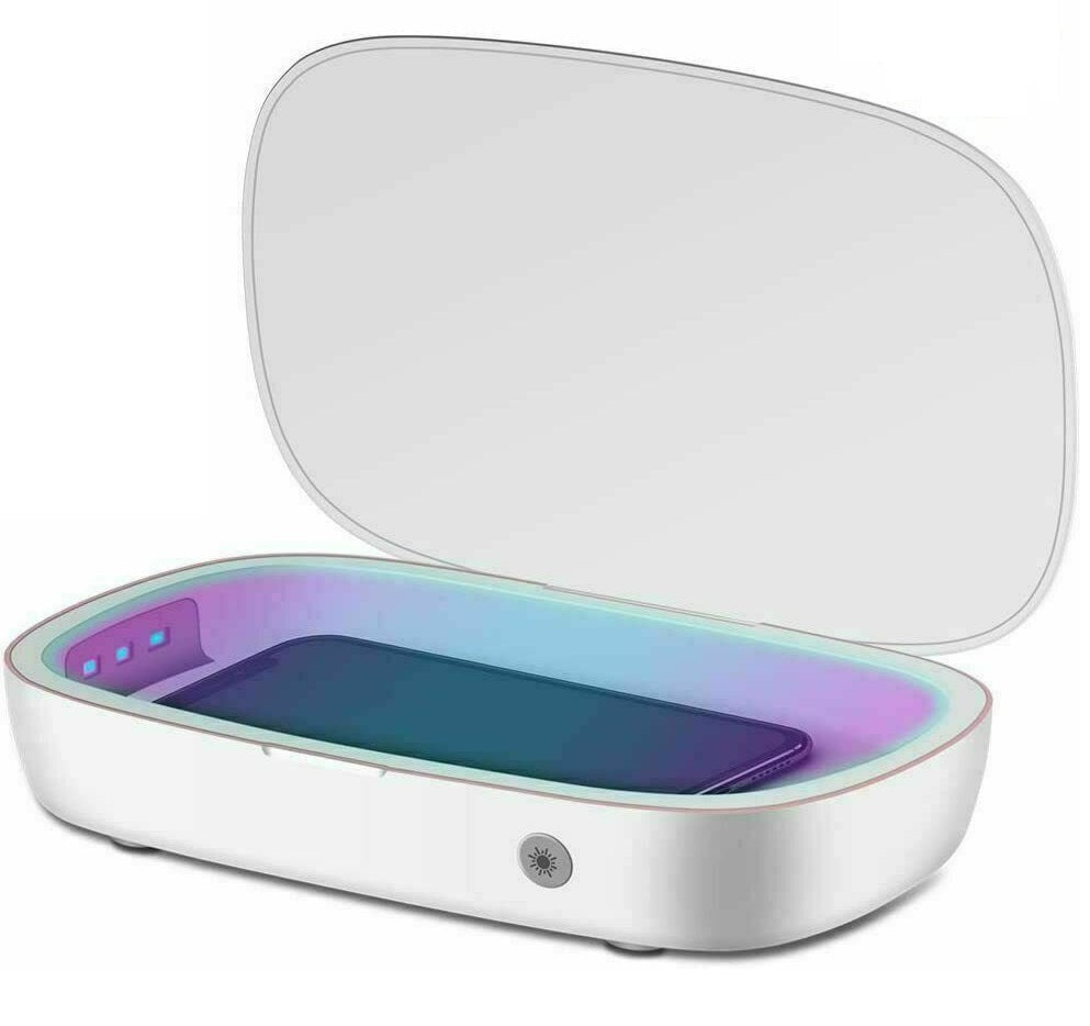 Wireless Phone Charger with UV Sanitizer and Case - Pexav