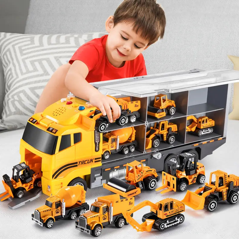 Big Truck Building Site Toy Set for Children