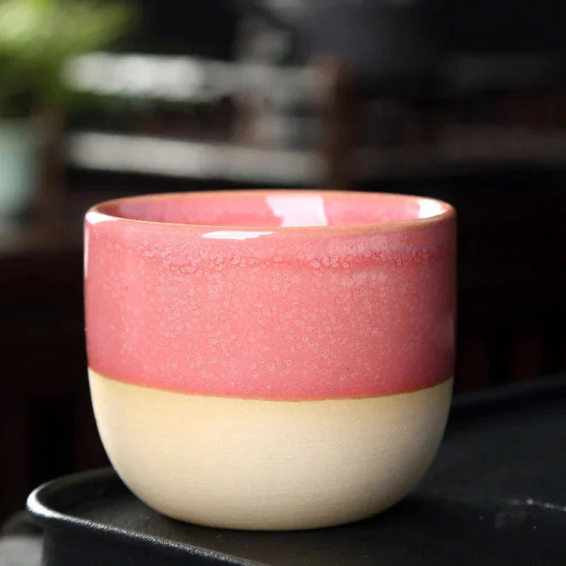 Ceramic Tea Cup - ColorSplash-Dark blue-Nora Luxe