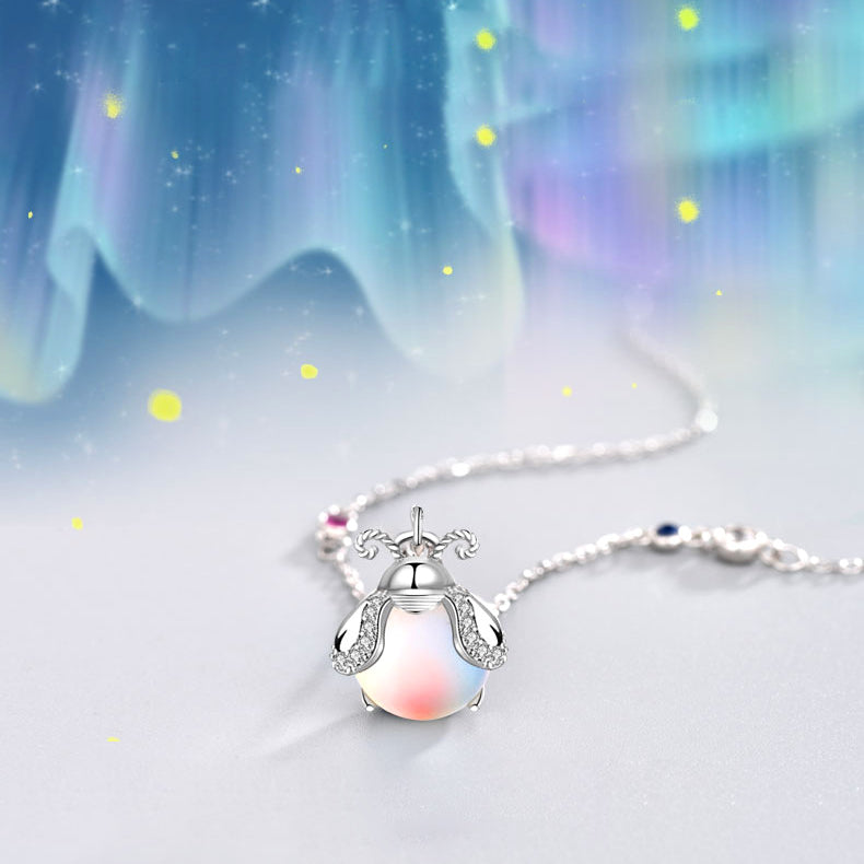 Beautiful Glow Moonstone Pendant Necklace - Pexav