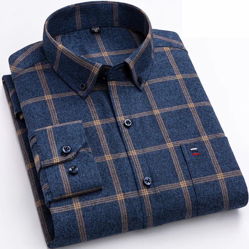 Classic Casual Cotton Shirt - Pexav