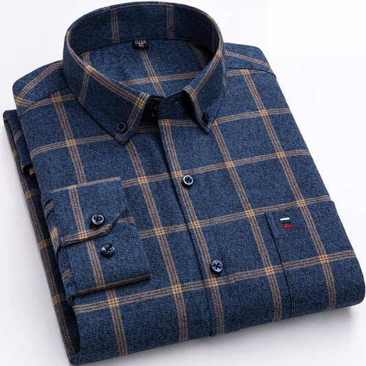 Classic Casual Cotton Shirt - Pexav