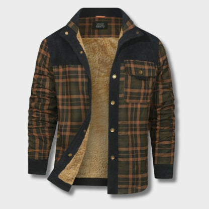 Classic Plaid Flannel Jacket - Pexav