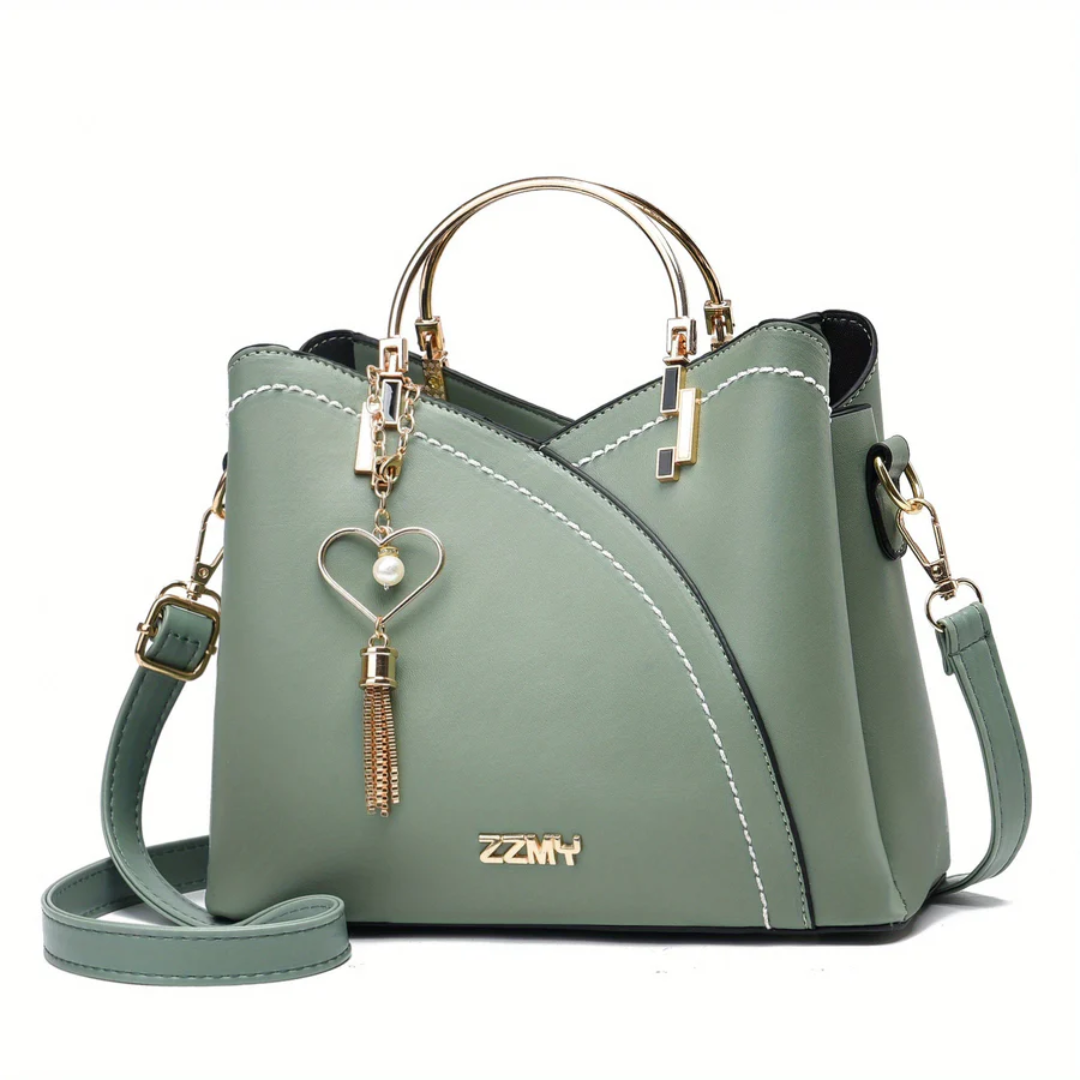Chic Ladies Handbag - LuxeGrace-Green-Nora Luxe