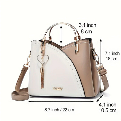 Chic Ladies Handbag - LuxeGrace-Light Blue-Nora Luxe