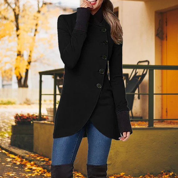 Chic Windbreakers for Women - Sierra-Black-S-Nora Luxe