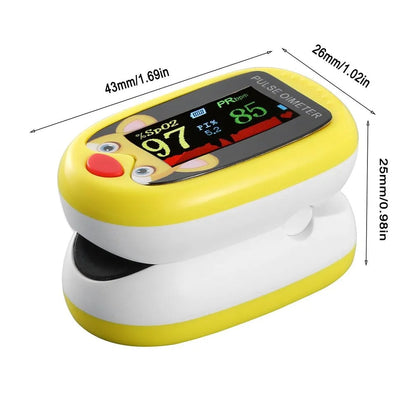 Child-friendly Pulse Oximeter for Health Monitoring - KidPulse-Blue-Nora Luxe