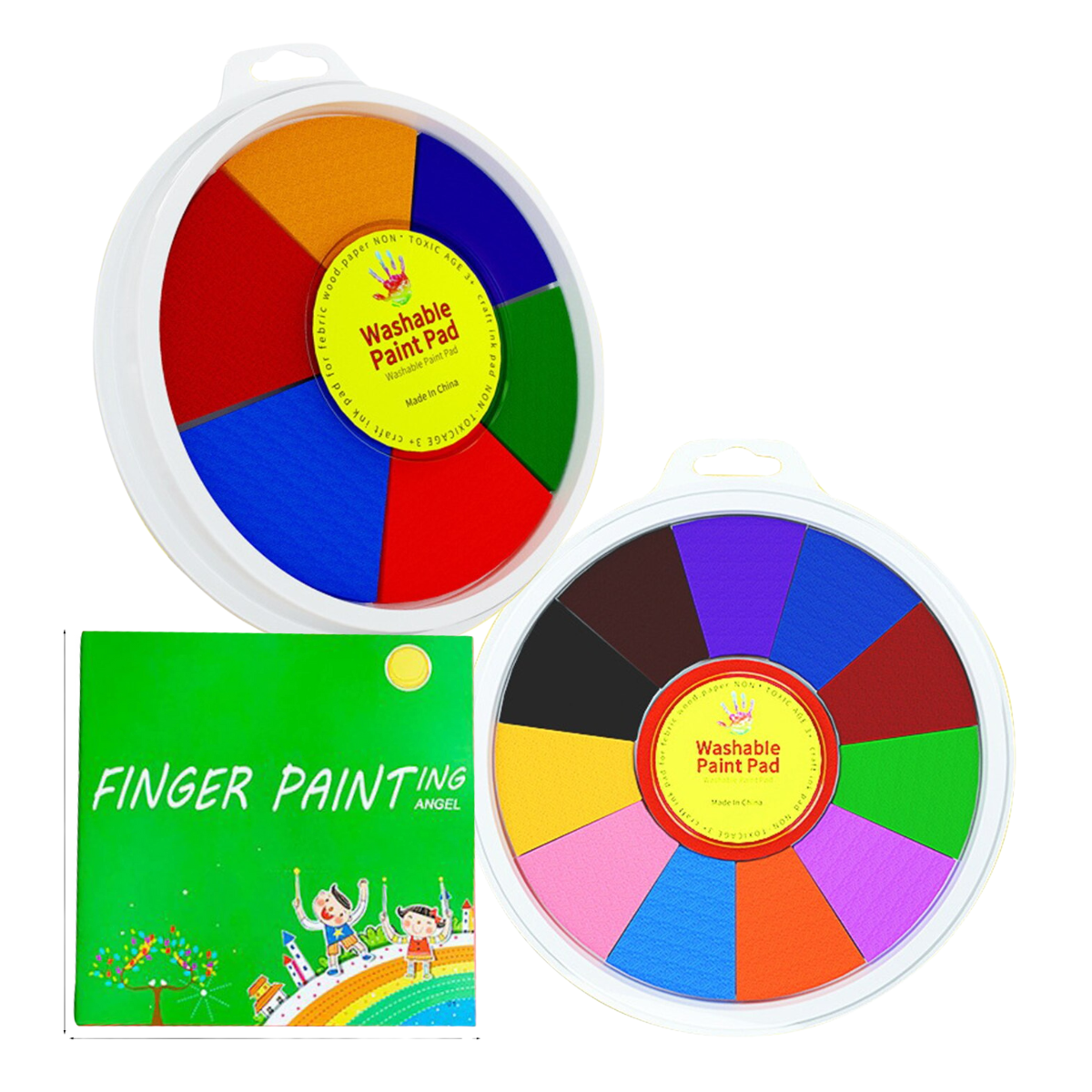 Children's Finger Paint Set - Color Power-Set of 6 Colors-Nora Luxe