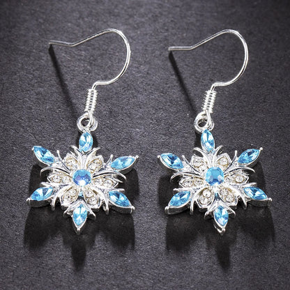 Christmas Snowflake Earrings | Festive Women's Jewellery-Nora Luxe