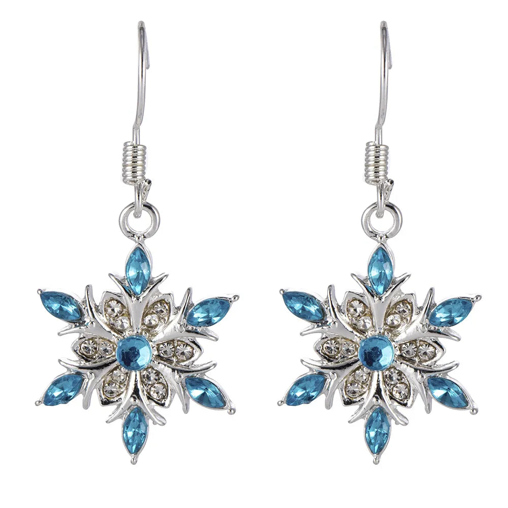 Sparkly Holiday Dangle Earrings - Pexav