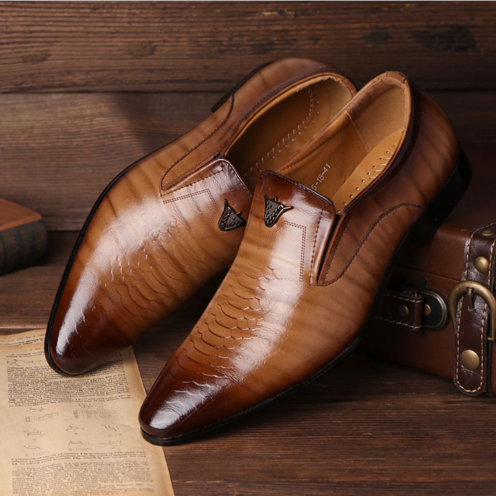 Timeless Elegant Mens Leather Shoes - Pexav
