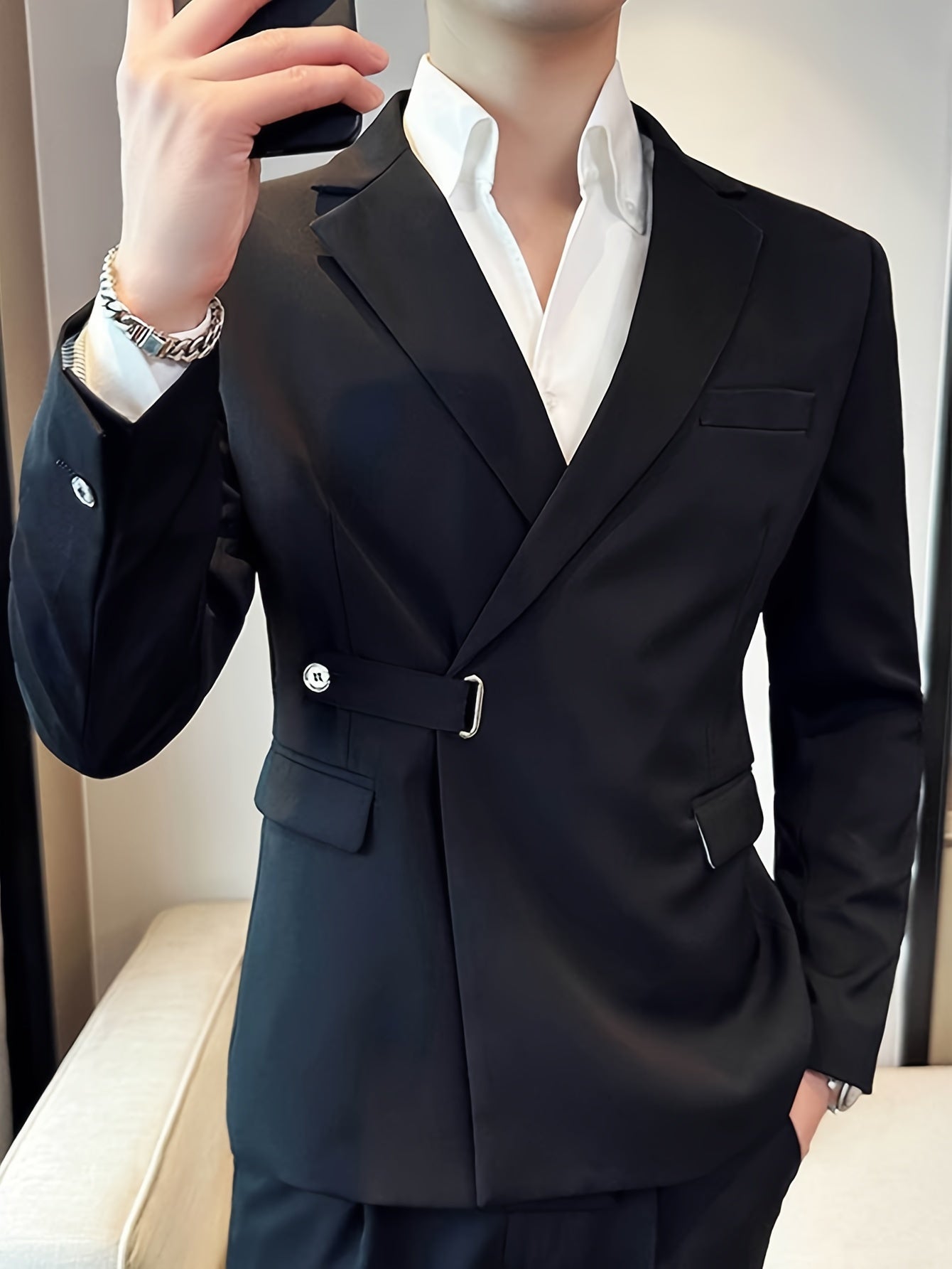 Timeless Slim Fit Black Suit Jacket - Pexav