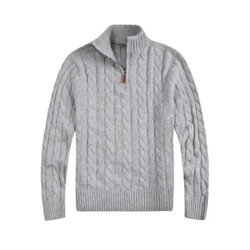 Traditional Crew Neck Men's Sweater - Pexav