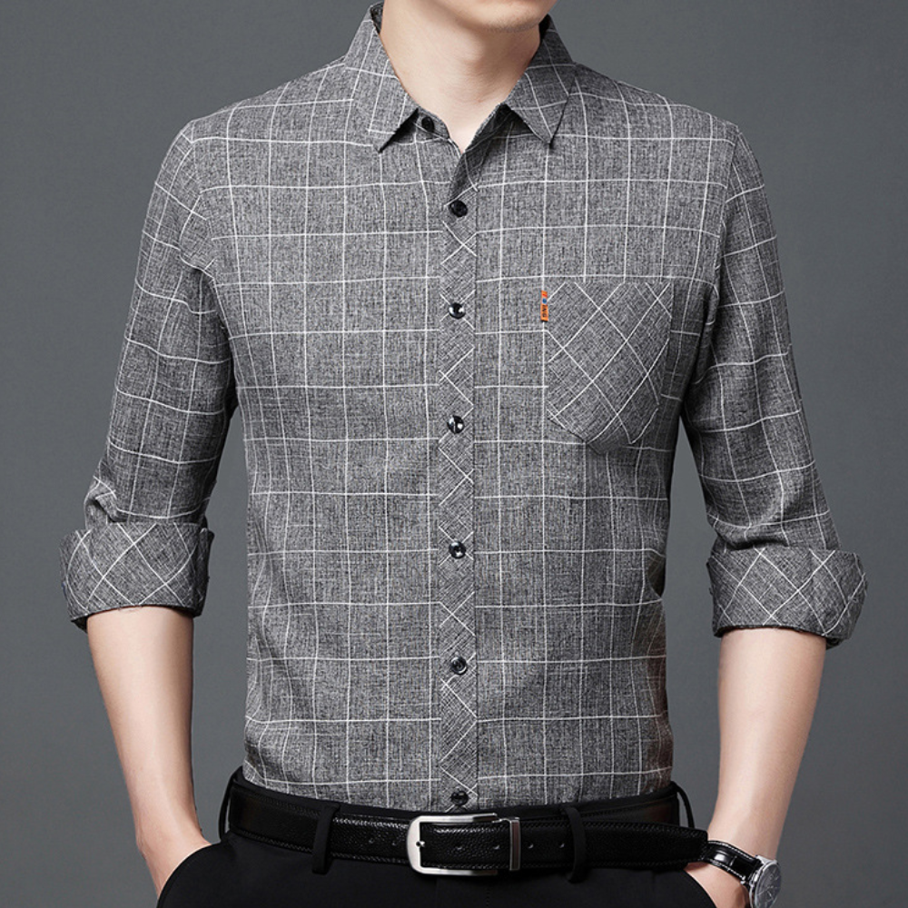 Timeless Plaid Casual Men's Shirt - Pexav