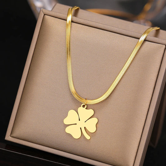 Timeless Four Leaf Necklace - Pexav