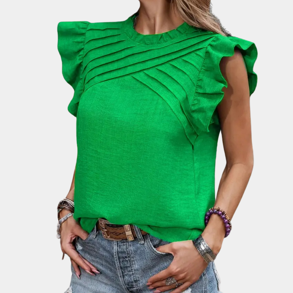 Timeless Olive Women's Blouse Celeste - Pexav