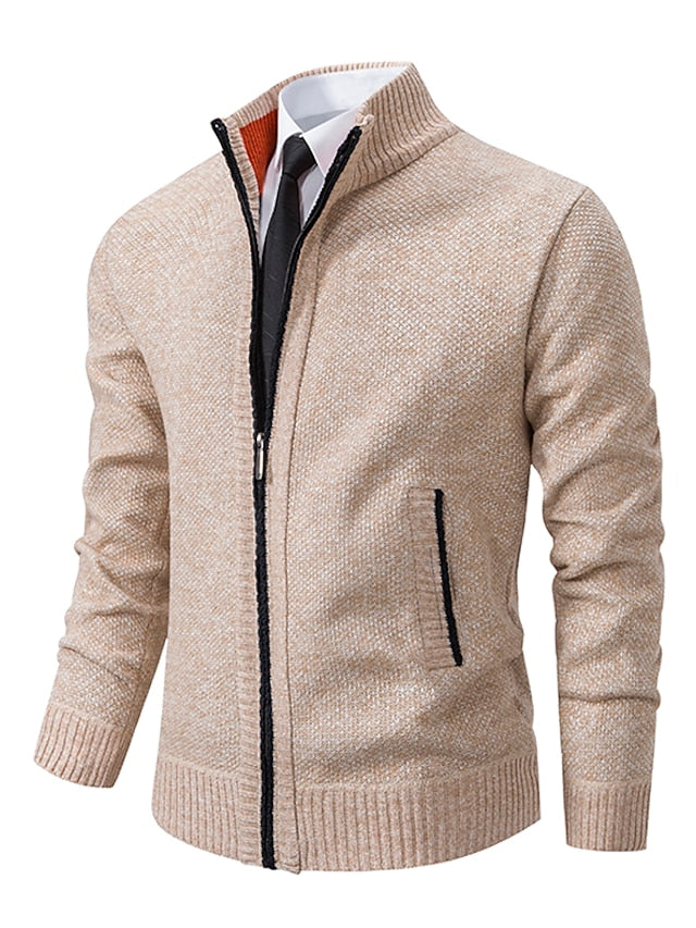 Traditional Cable Knit Mens Sweater - Pexav