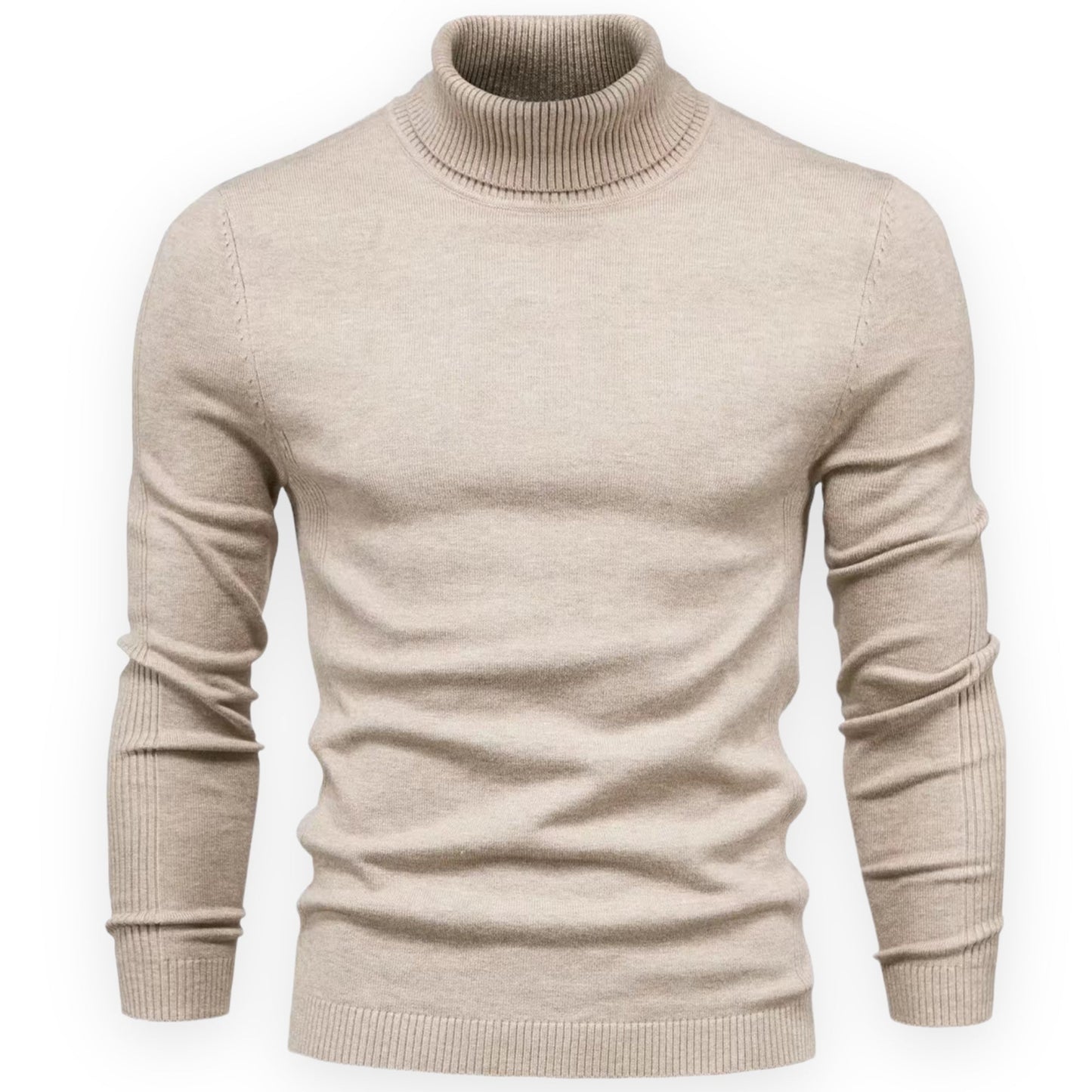 Classic Knitted Men's Sweater - Valen-Black-S-Nora Luxe