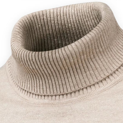 Classic Knitted Men's Sweater - Valen-Black-S-Nora Luxe