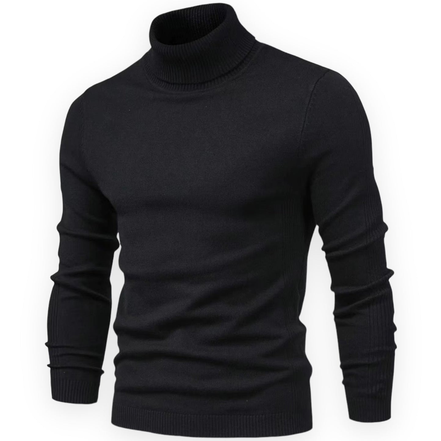 Warm Crew Neck Men's Knit Sweater - Pexav