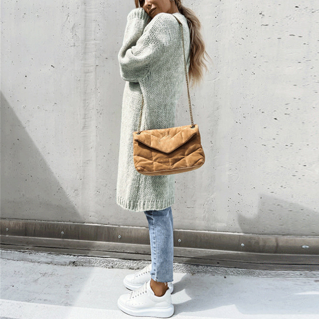 Classic Ladies Cardigan - Camile-Beige-S-Nora Luxe