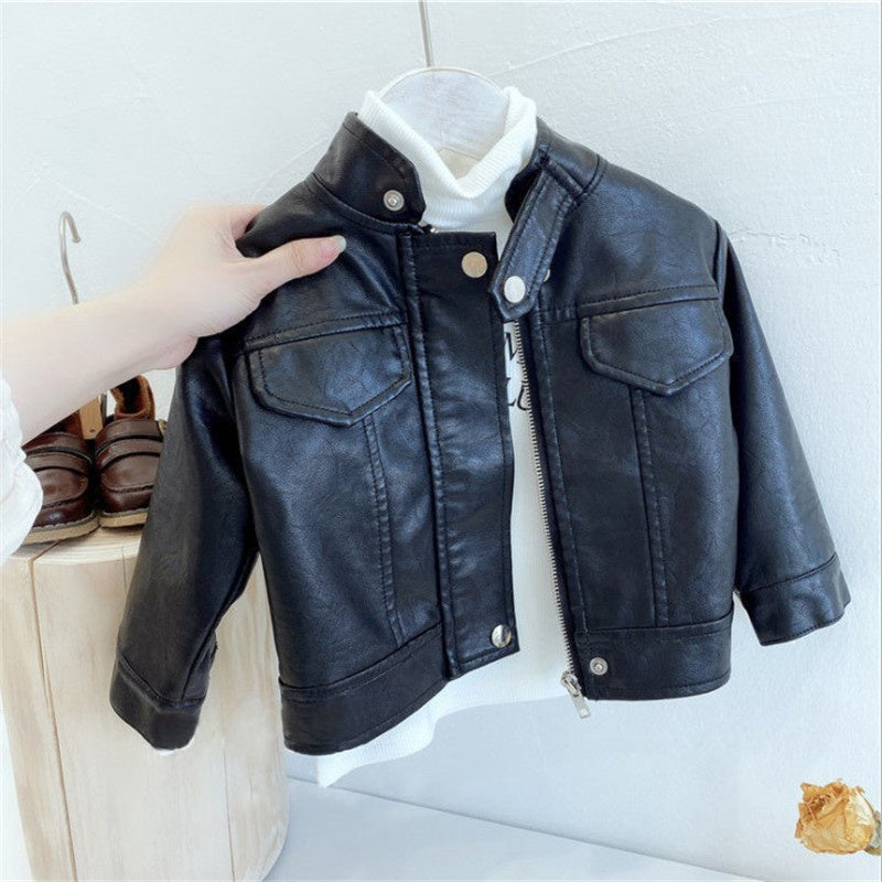 Stylish Boys Genuine Leather Jackets - Pexav