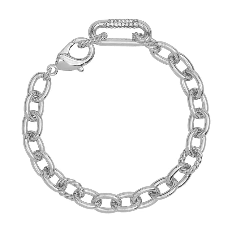 Timeless Silver Chain Bracelet - Pexav