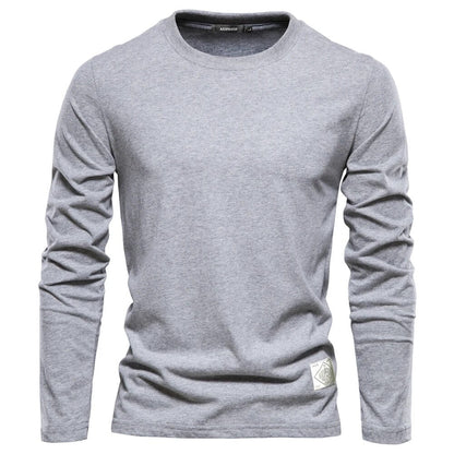 Classic Men's T-Shirt - Ethan-Light Gray-XS-Nora Luxe