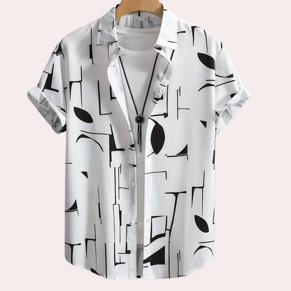 Simple Button Down Mens Casual Shirt - Pexav