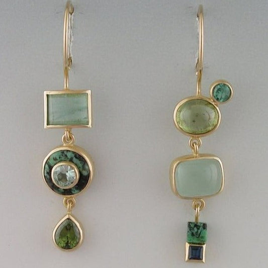 Timeless Emerald Drop Earrings - Pexav