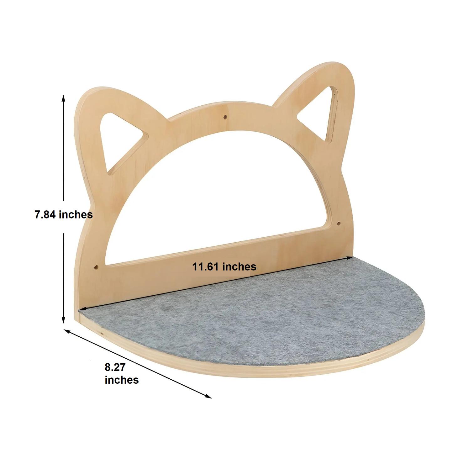 Climbing Wall Shelf for Cats with Scratching Post - ClimbPaws-First Step-Nora Luxe