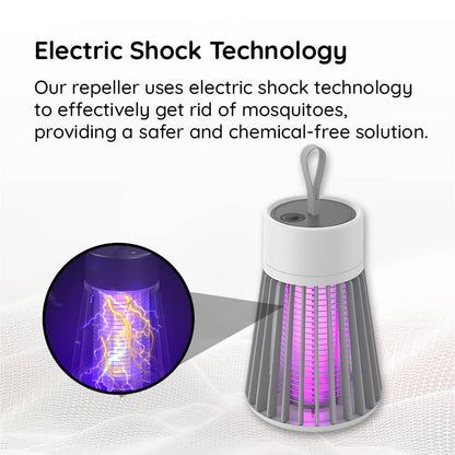 Compact USB Powered Mosquito Killer Lamp with LED