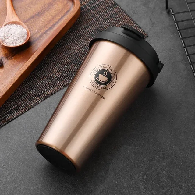 Coffee Travel Mug - ThermaSip-Gold-Nora Luxe