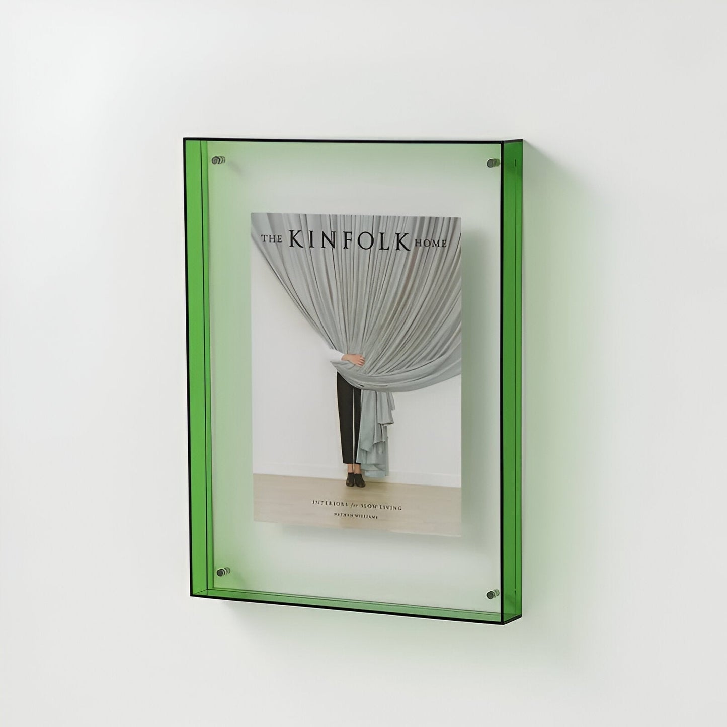 Clear Glass Picture Frame with Simple Elegant Style
