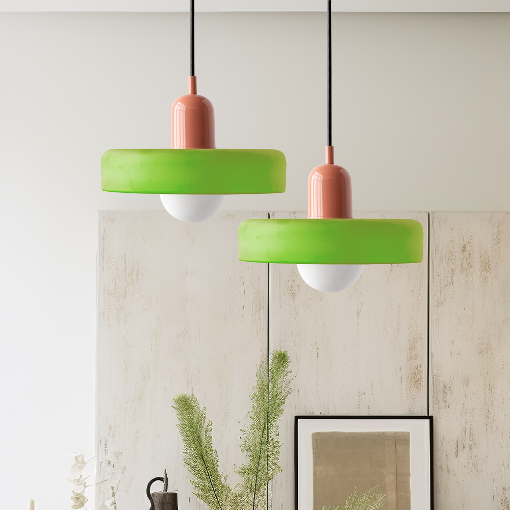 Vibrant Glass Modern Pendant Lamp