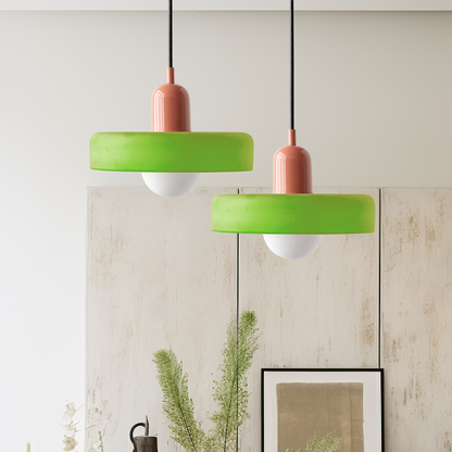 Vibrant Glass Modern Pendant Lamp