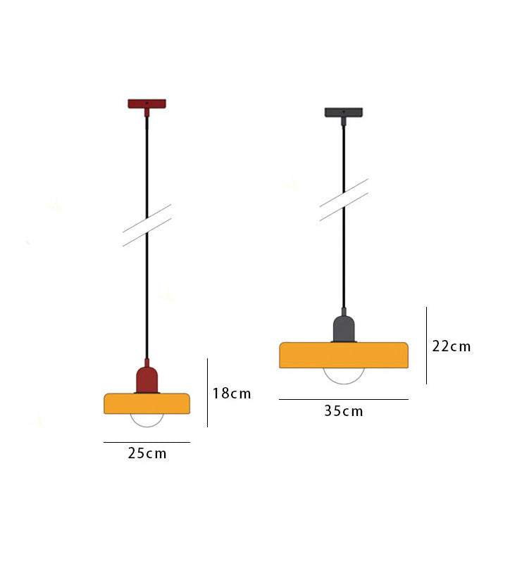Vibrant Glass Modern Pendant Lamp