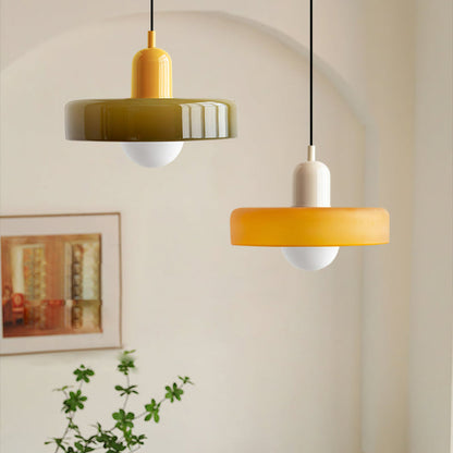 Vibrant Glass Modern Pendant Lamp