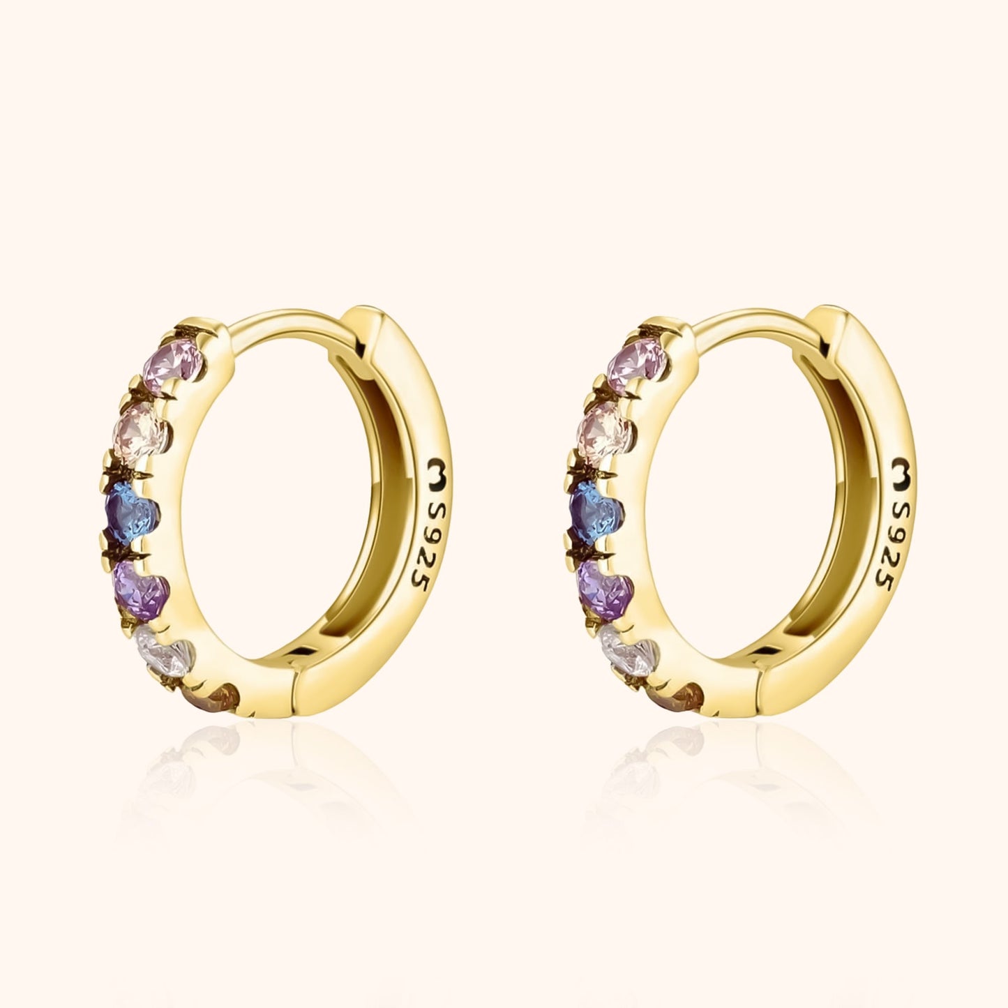 Vibrant Crystal Drop Earrings - Pexav