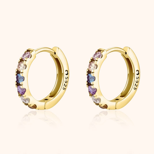 Vibrant Crystal Drop Earrings - Pexav