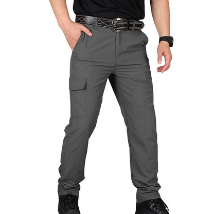 Combat Cargo Trousers for Men - Lucas-Dark Gray-S-Nora Luxe